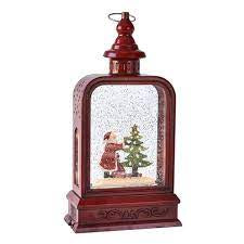 Shimmer Santa LED Lantern