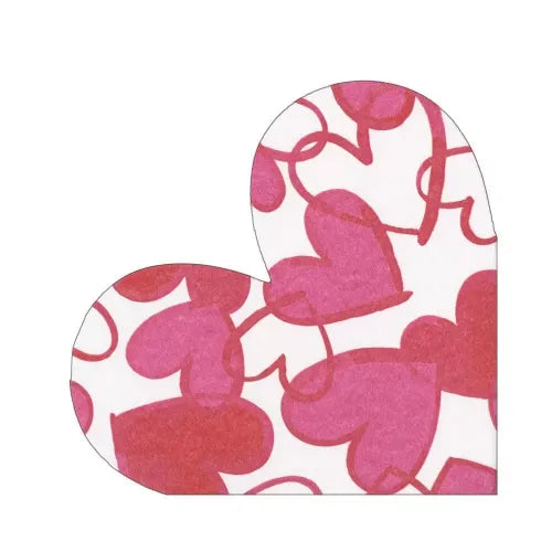 Caspari Heart Cut Out Napkins