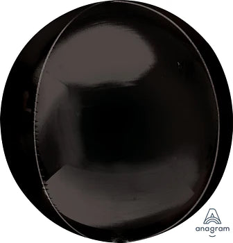 21” black orbz balloon