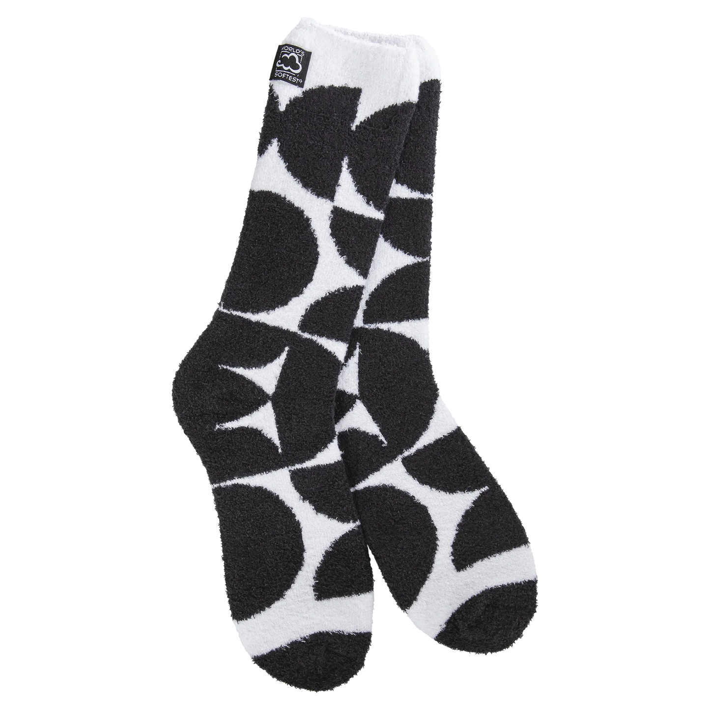 World’s Softest Socks Geo Black/White