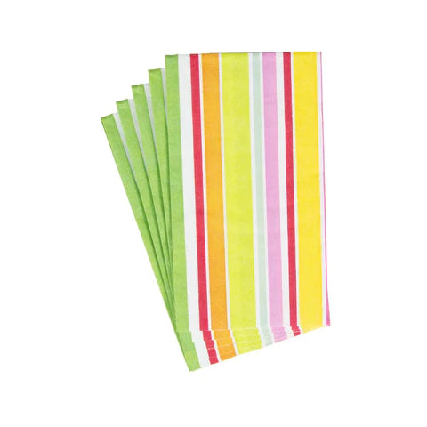 Caspari Cabana Stripe Guest Towel