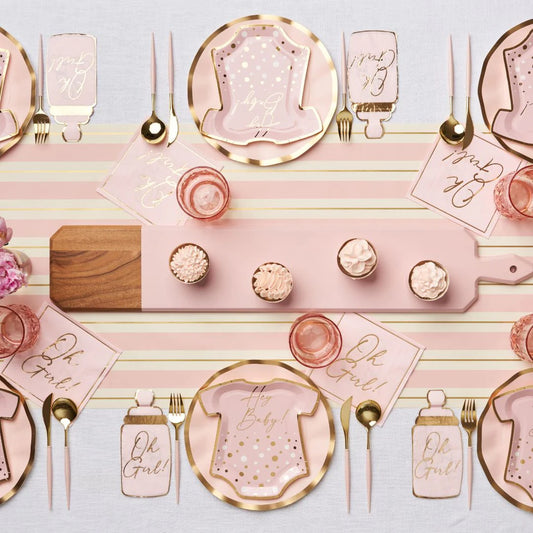 Sophisti Plate Hey Baby Girl Plate