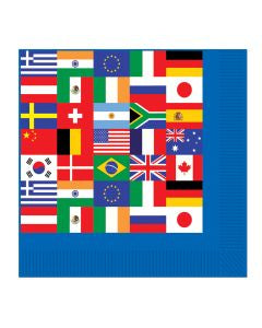 International Flag Napkins