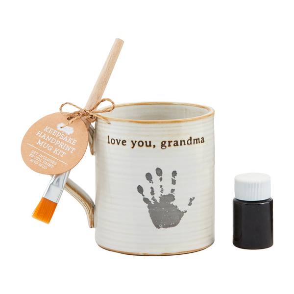 Mud Pie Keepsake Handprint Mug Grandma