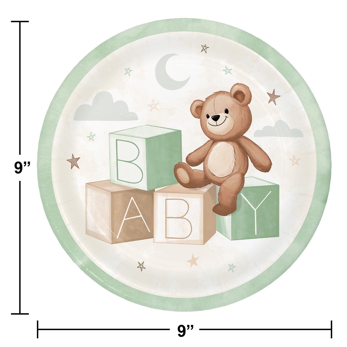 Teddy Bear Large Plates