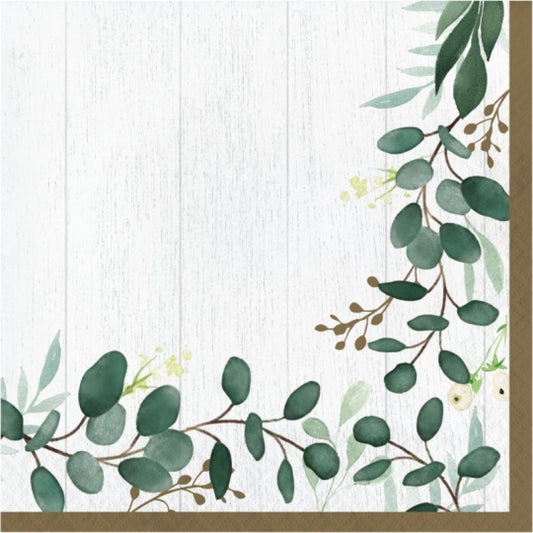 Eucalyptus Greens Small Napkins