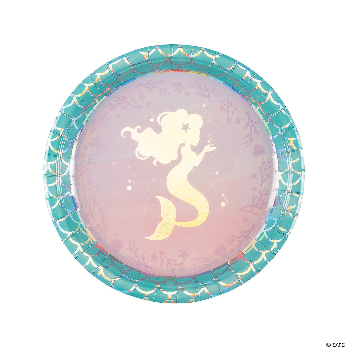 Shimmering Mermaid Plates