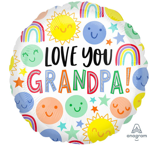 Love You Grandpa Balloon