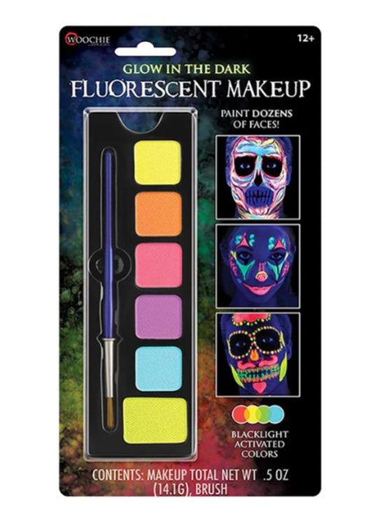Glow in the Dark Fluorescent Makeup