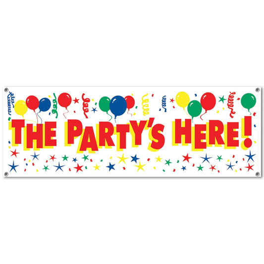 The Party’s Here Banner