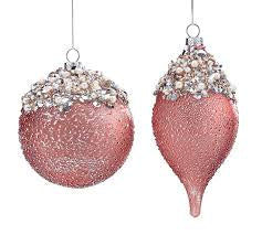 Glitter Teardrop Ornament