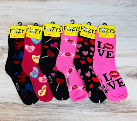 Foozy Valentine Socks