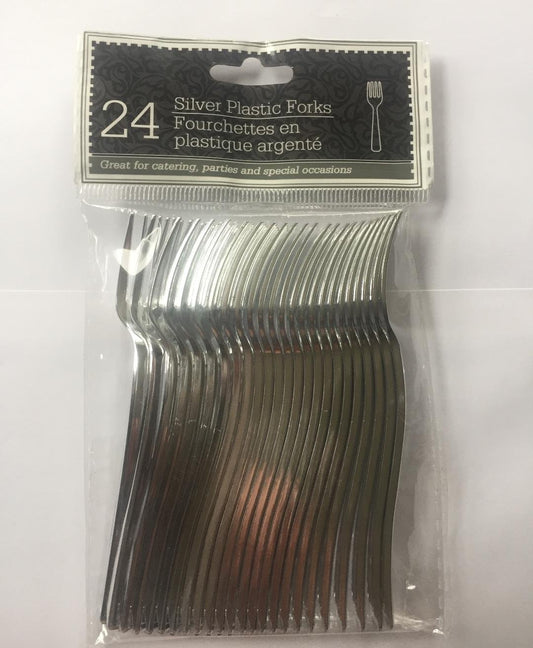 24 Count Silver Forks