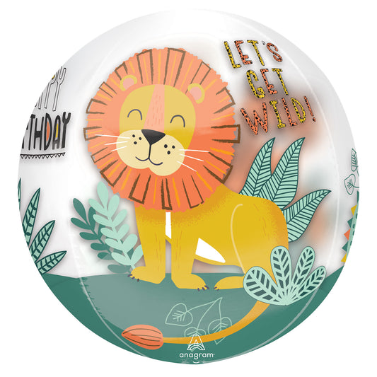 Get Wild Birthday Orbz Balloon