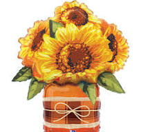 Sunflower Mason Jar