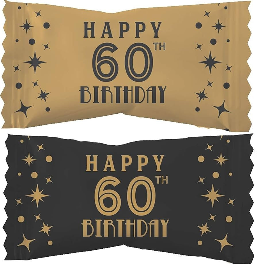 60th Birthday Butter Mints