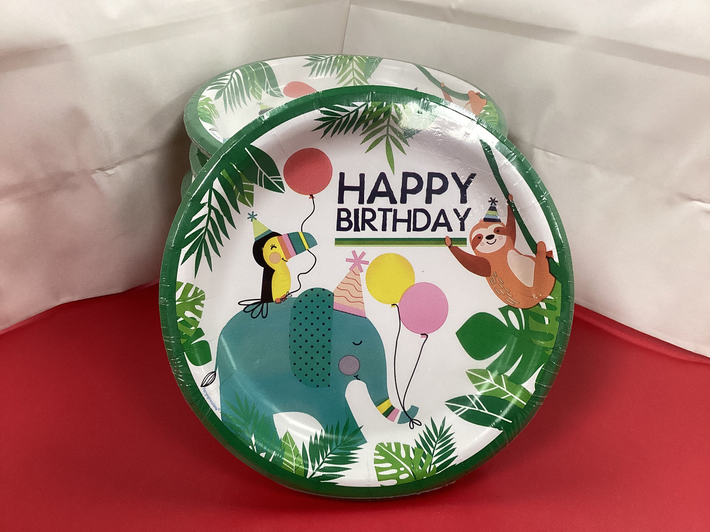 Jungle Birthday Plates