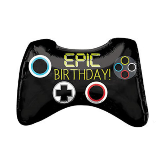 Game Controller Epic Birthday Shape Foil Balloon