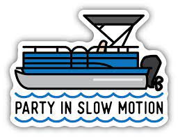 Party Boat Sticker