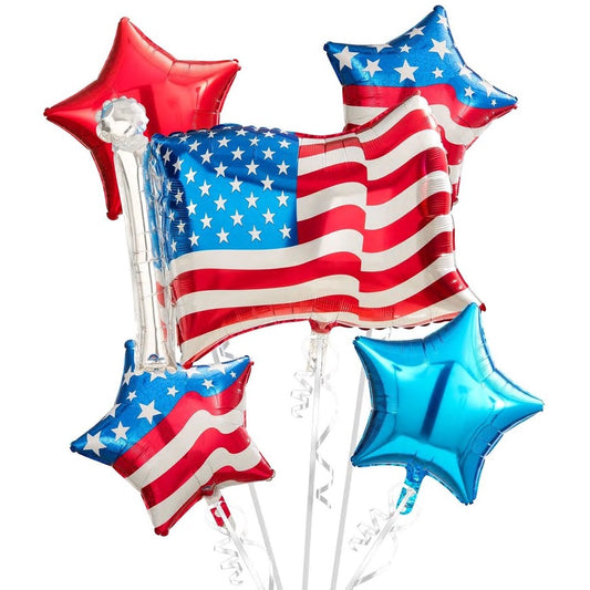 Patriotic Balloon Boquet