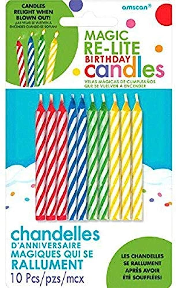 Magic Re-Lite Birthday Candles
