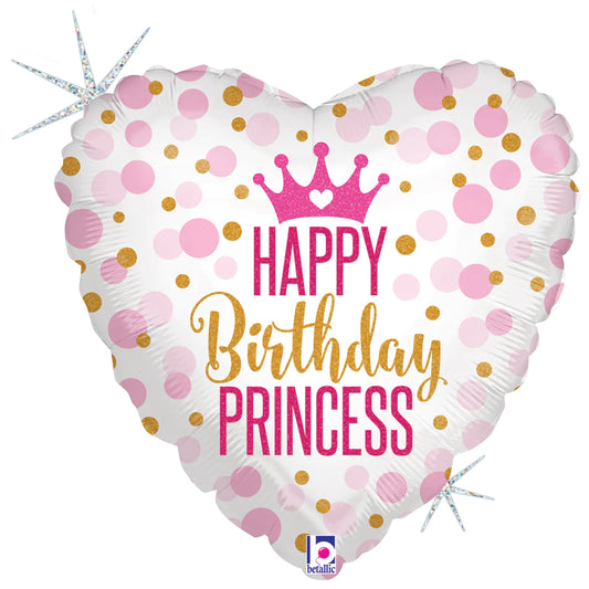 Happy Birthday Princess foil balloon