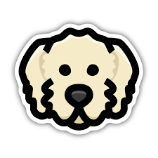 Fluffy Dog Sticker