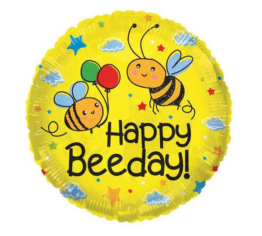 Happy Beeday foil balloon