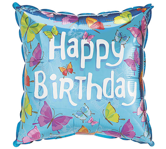 Birthday Butterflies foil balloon