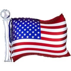 Satin Finish United States Flag Balloon