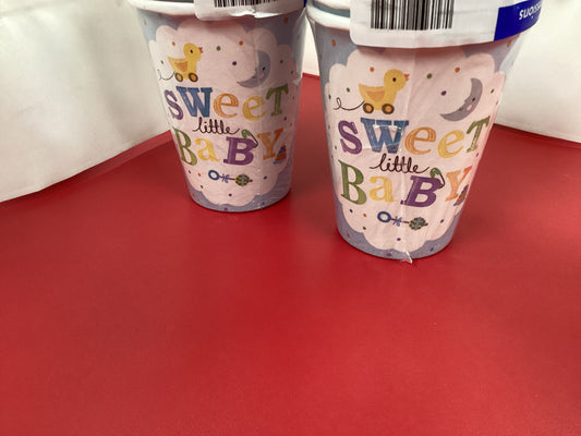 Sweet Little Baby Paper Cups