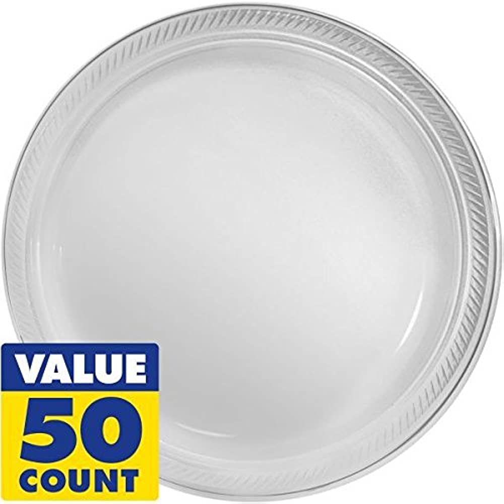 Table-scapes 50 count Clear Plastic Plates