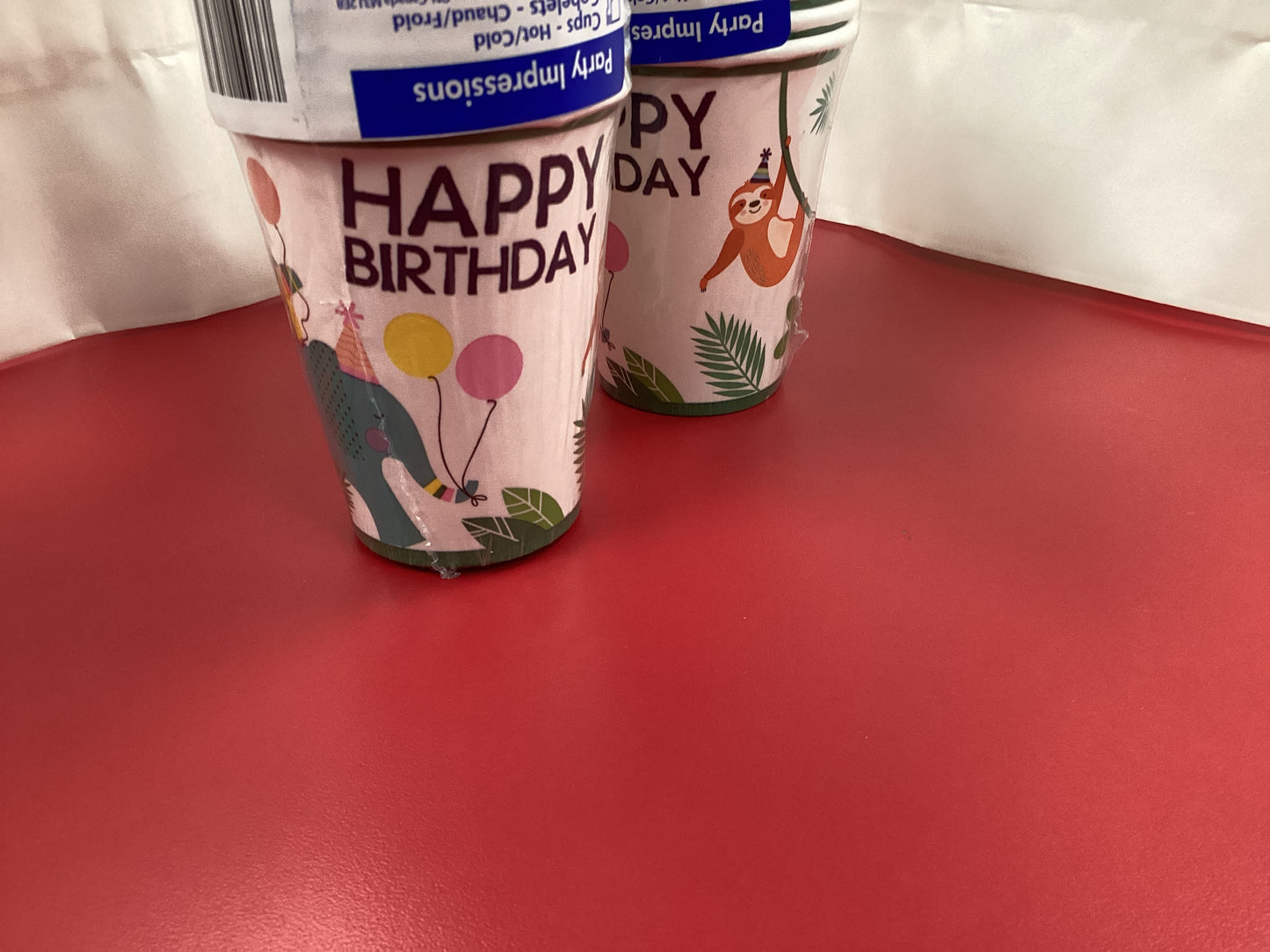 Jungle Birthday Paper Cups