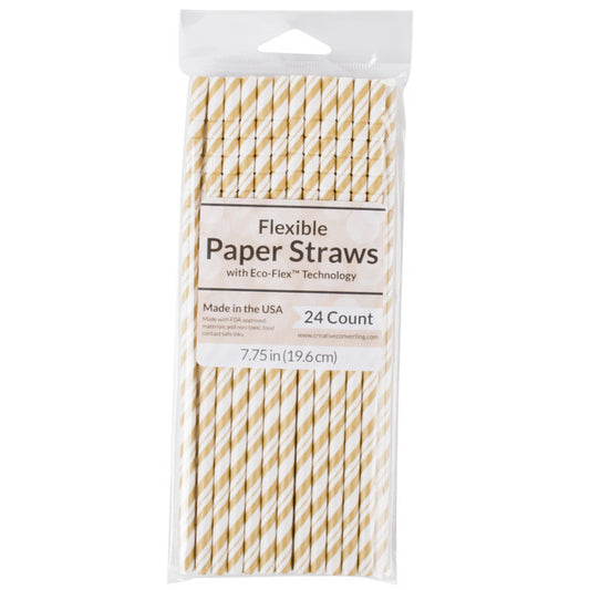 Gold Paper Straws