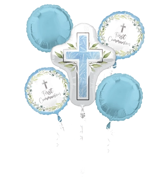 First Communion Blue Bouquet