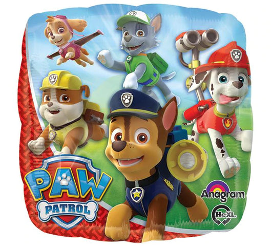 Paw Patrol Square Foil Balloon