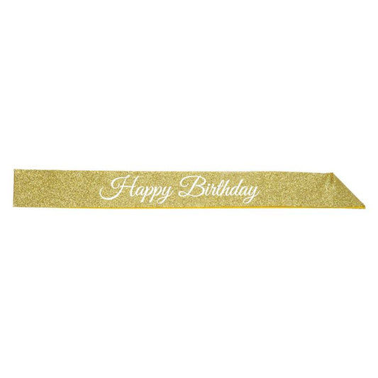 Happy Birthday sash