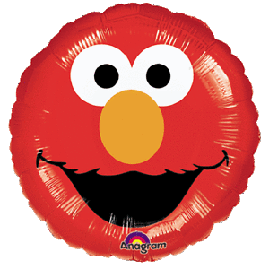Sesame Street Elmo Face Foil Balloon