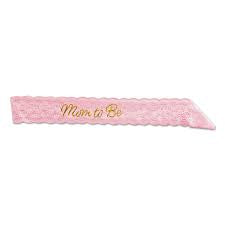 Mom To Be sash pink