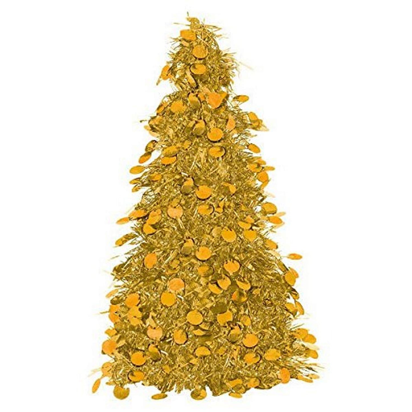 Gold Tinsel Tree