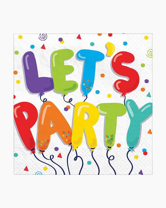 Let’s Party Beverage Napkins
