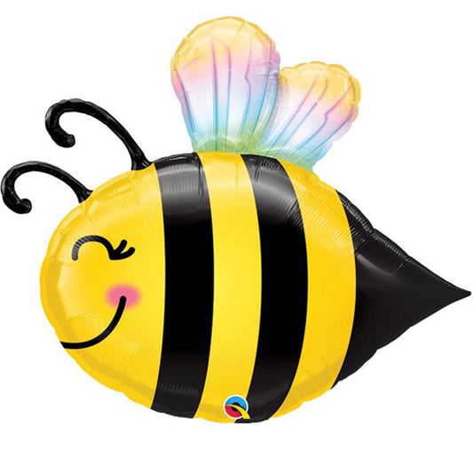 Happy Bee Foil Balloon