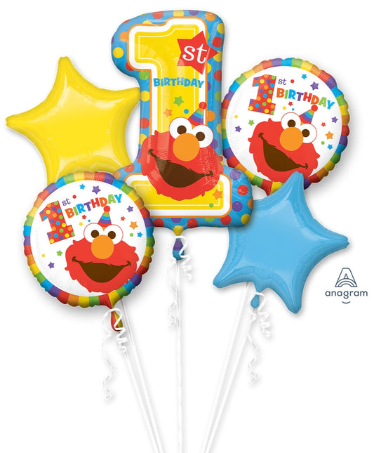 Sesame Street 3 Balloon Bouquet