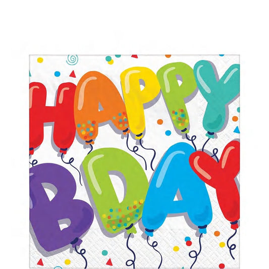 Happy B-Day Napkins