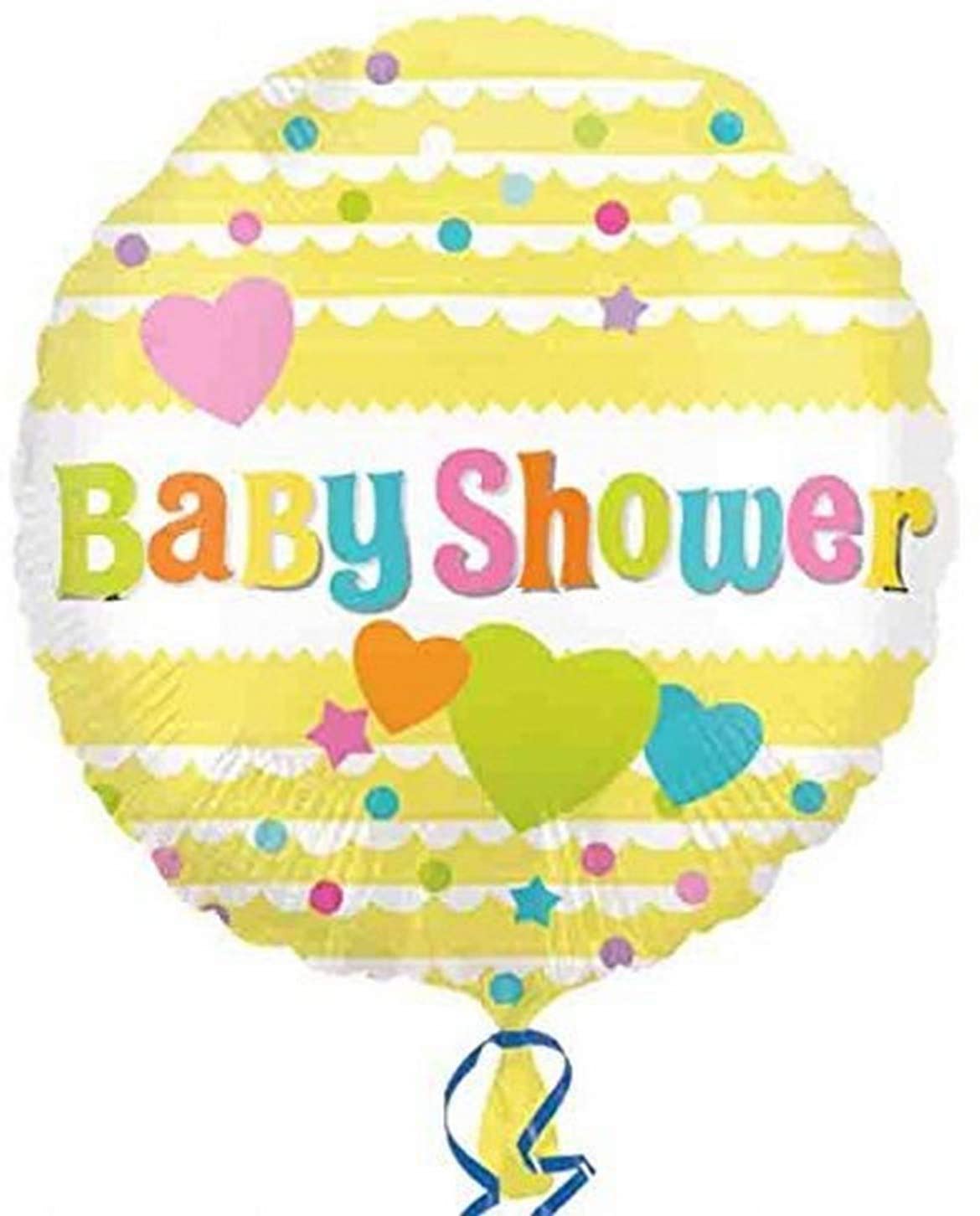 Baby Shower Yellow Foil Balloon