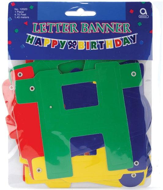 Happy Birthday Letter Banner
