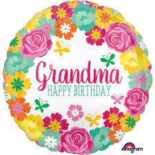 Grandma Happy Birthday Foil Balloon