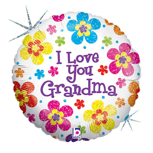 I Love Grandma Foil Balloon