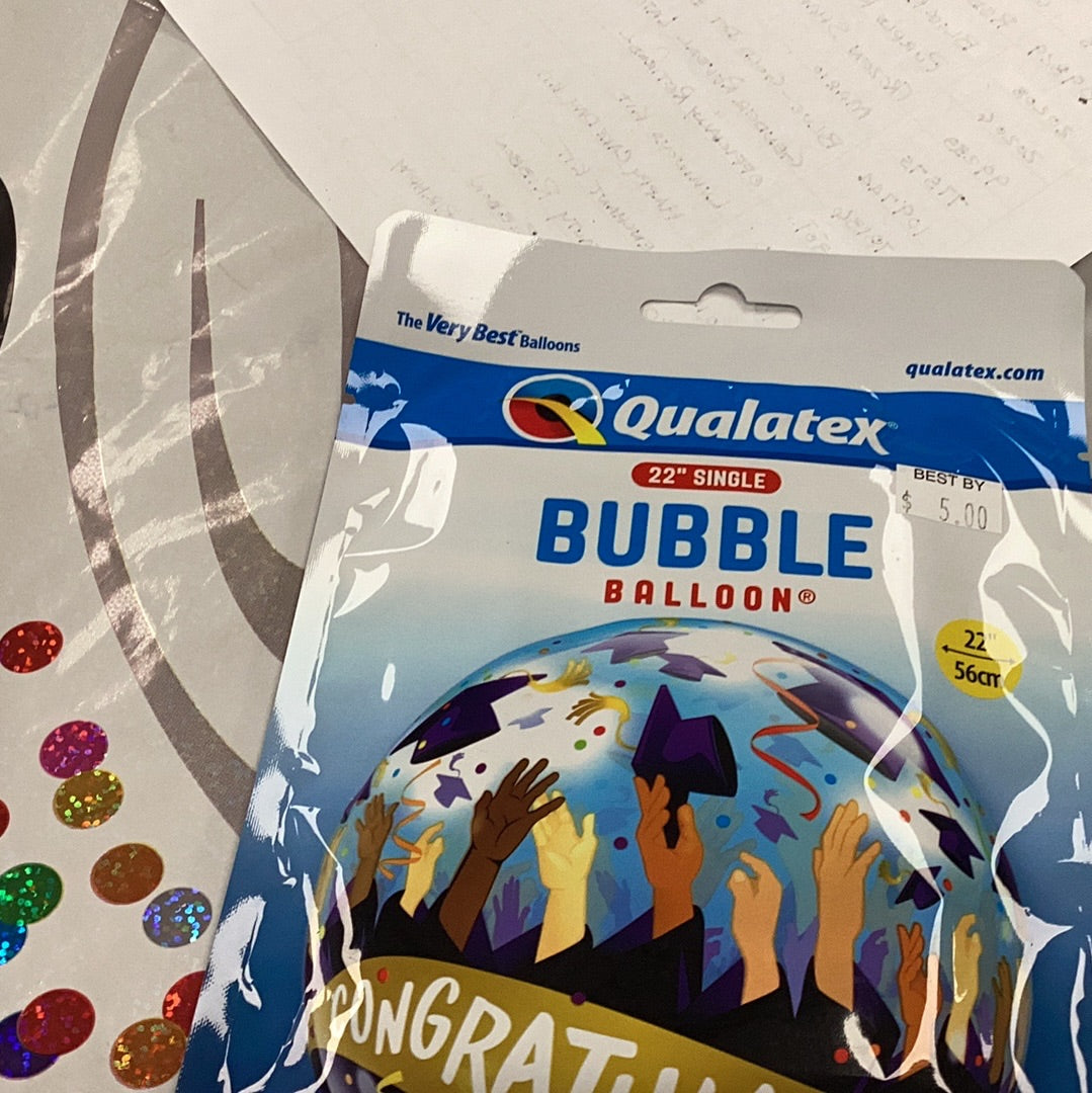 Grad Congrats Bubble