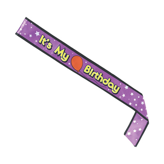 It’s My Birthday sash